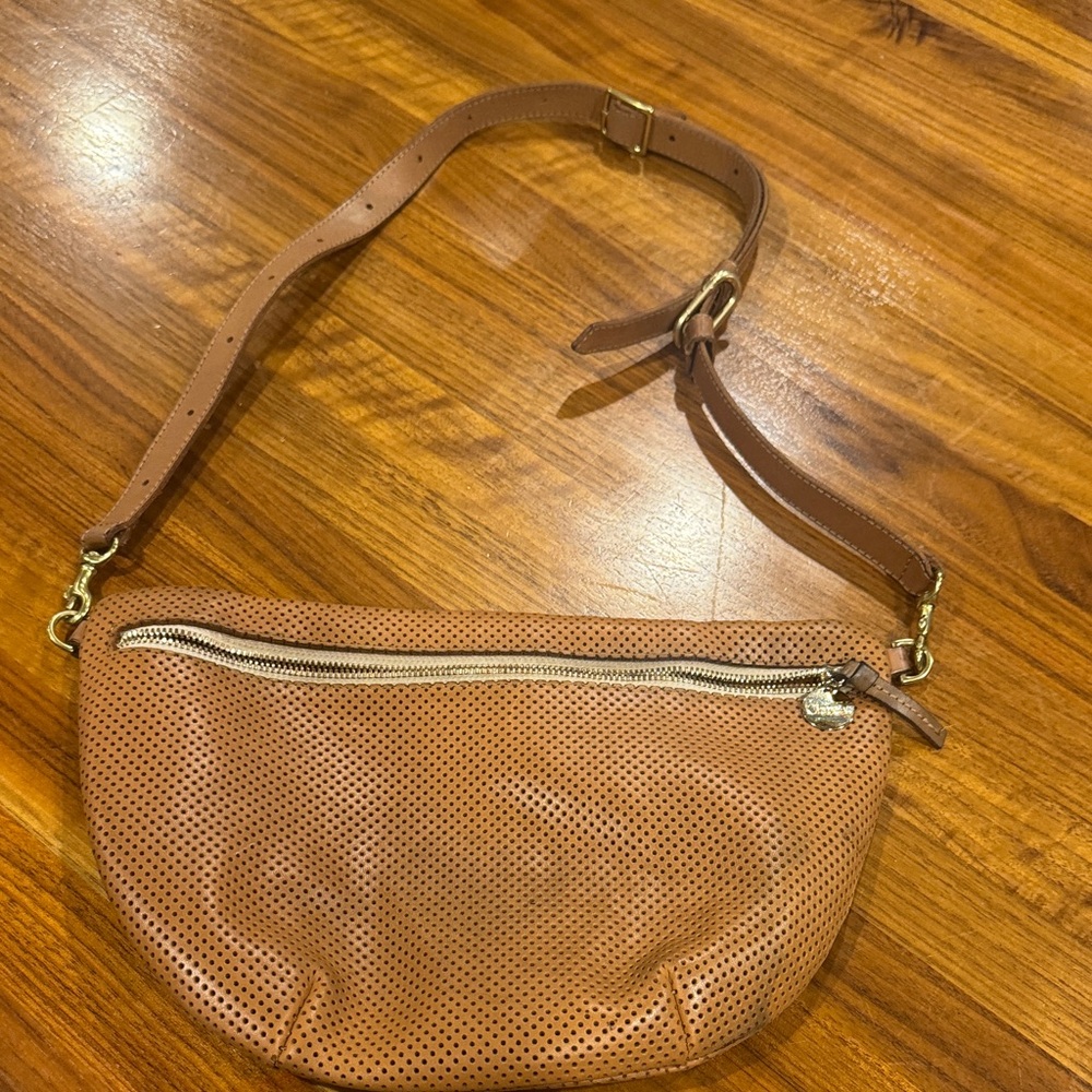 Clare V  grande fanny Leather Crossbody Bag